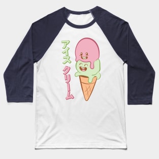 Icecream Friends! Baseball T-Shirt